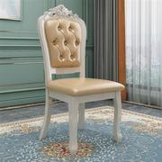 墨申欧式大理石餐桌椅组合可伸缩折叠家用r长方形，人人方圆两