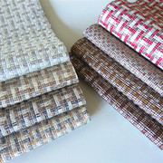厚实素色亚麻棉麻布料沙发布料面料沙发套定制桌布坐垫飘窗垫工程