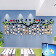 公司员工风采亚克力照片墙相框组合免打孔团队形象展示墙办公室