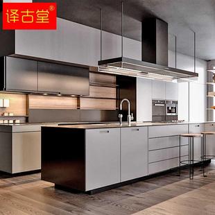 2023深圳橱柜定制不锈钢德赛斯岩板开放式整体厨房现代极简全屋定