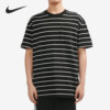 Nike/耐克男子条纹短袖圆领透气休闲运动T恤 DM8880-010