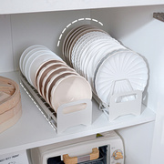 厨房橱柜单层碗碟沥水架柜子碗盘架家用碗篮抽屉收纳置物架