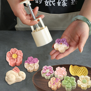 冰皮月饼模子米果青团包子糍粑粑绿豆糕板印面食烘焙套装糕点模具