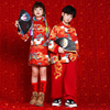 六一儿童演出服女童啦啦队表演服装中国风唐装汉服拉拉队国潮班服