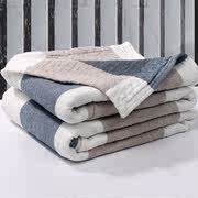 盖毯子纯棉加厚毛巾被水洗棉纱布单人双人床单不掉色不掉毛