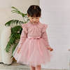 韩国童装2023冬款BabyDoll女童淑女蓬蓬纱公主洋装连衣裙