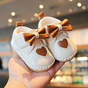 秋季婴儿鞋子0-1岁女宝宝公主学步鞋，运动鞋软底防滑鞋
