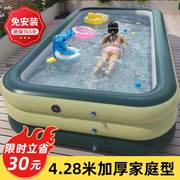 大型充气游泳池家用宝宝婴儿加厚泳池小孩家庭折叠桶儿童户外水池