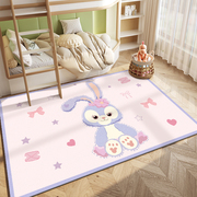 儿童地毯可擦洗客厅免洗房间卧室阅读区床J边毯爬行垫pvc防水地垫