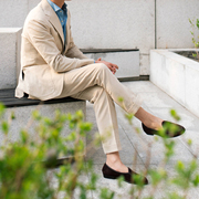 夏季韩版欧美男士修身小脚纯色西裤英伦长裤街拍免烫立体剪裁9分