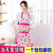 围裙家用厨房防水防油薄款夏天超薄可爱日系韩版防水女时尚罩衣女