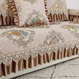 欧式奢华雪尼尔沙发垫四季通用沙发巾，全盖客厅组合沙发靠背巾