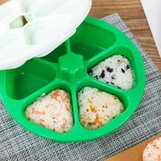三角饭团便当盒日式寿司磨具六合一做紫菜包饭，制作工具模具盒子
