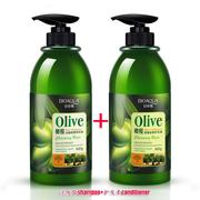 2pcshairoliveshampoo+conditioneroil橄榄洗发水护发套装