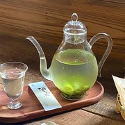 家用新中式茶壶耐热玻璃花，茶壶水果茶壶复古仿宋壶，泡茶茶具套装