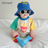 夏款短袖男女宝宝三角，包屁衣0-2岁婴儿，服装炸薯条造型哈衣爬服