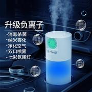 车载加湿器负离子空气净化器大雾量家用氧吧车内双喷雾除异味装饰