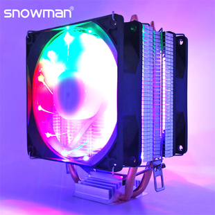 冰曼热管cpu散热器，i3静音i5风冷，1150amd1155台式机电脑cpu风扇775