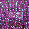 欧产大牌秋冬紫玫红亮丝粗花呢，粗纺面料小香风外套连衣裙布料