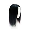 宸芃假发女中分带刘海，头顶补发块长直发中分刘海，假发片遮白发黑色