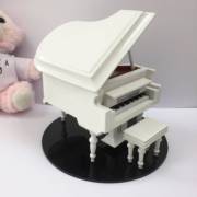 钢琴八音盒模型生日礼物送女朋友音乐盒迷你仿真钢琴摆件客厅