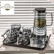 杯子组合套装冷水壶水杯装家庭，喝水杯茶杯，家用客厅创意水具玻璃
