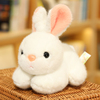 仿真小白兔公仔玩偶趴趴兔毛绒玩具白色玉兔布娃娃儿童小女孩小号