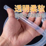 进口硅胶软管食品级耐高温低温透明硅胶抽水管高弹性卫生级小皮管