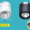 澳浦APL108-i12B明装LED筒灯3寸COB明装可调角度筒灯12W筒灯
