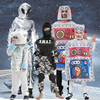 成人外星人宇航员太空服机器人，儿童机器人宇航服反恐精英火箭套装