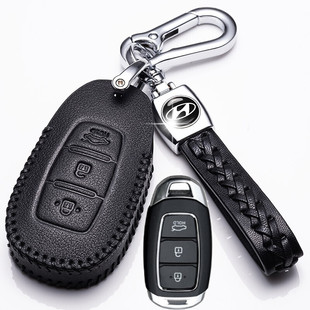 2019款北京现代IX35钥匙包套专用18款真皮汽车钥匙扣2.0L智勇版男