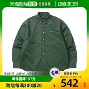 韩国直邮thisisneverthat衬衫男款绿色立领时尚百搭潮流舒适长袖