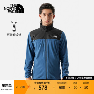 TheNorthFace北面polartec抓绒外套男户外舒适保暖秋83OS