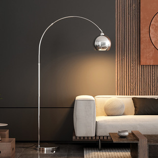 北欧艺术设计钓鱼落地灯客厅沙发极简装饰灯简约卧室床头立式台灯