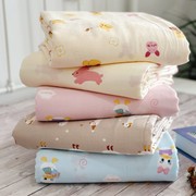 婴儿级a类无荧光剂，全棉双层纱布，布料纯棉布宝宝儿童床单被罩加工