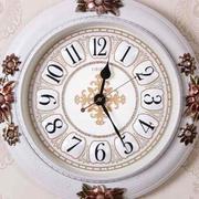美式钟表静音挂钟客厅，装饰创意表，家用欧式复古时钟大气墙壁o