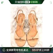 韩国直邮MISOPE金色M标志绑带7cm凉鞋712124032BE舒适女鞋