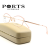 PORTS宝姿眼镜女款钛架近视镜无框超轻时尚气质配镜框POF22220