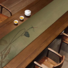 茶桌桌旗新中式高端茶布茶席现代简约餐桌布禅意茶桌垫布防水茶旗