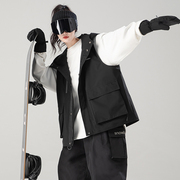snowbobo防水滑雪服单板男女，情侣户外装备加厚保暖滑雪马甲外套潮