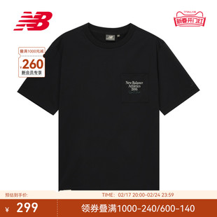 newbalancenb男舒适简约运动休闲圆领t恤短袖5ed25443