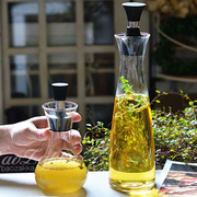 baozakka简约北欧厨房，玻璃油瓶密封油壶，油醋瓶调味瓶罐橄榄油壶