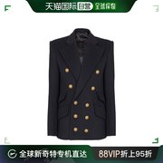 香港直邮Balmain 短款军装大衣 BU1UA100WB72