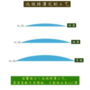 远视高度阿贝58奥米茄非球面树脂定制老花超薄散光儿童膜岩眼镜片