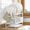 厨房窄款碗碟沥水架小尺寸免安装台面窗台碗盘收纳置物架放碗筷架