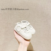 春秋季宝宝鞋子0-1岁软底新生婴儿皮鞋3-6七八-12个月休闲学步鞋
