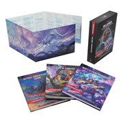 英文原版 Spelljammer Adventures in Space 龙与地下城 魔法船 空间探险 含三本精装书 DM屏幕和布拉尔岩石的地图 英文版 进口书