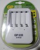gp超霸5号7号充电电池通用型，慢充快充智能，充电器系列2槽4槽kb01
