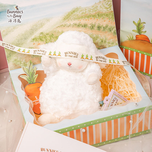 小羊公仔生日礼物女生毛绒，玩具可爱安抚布娃娃玩偶，bunnies海湾兔