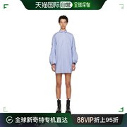 香港直邮潮奢 Sacai 女士 蓝色条纹连衣裙 23